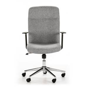 Fauteuil de Bureau Sam, Tissu Gris Clair Gris - Textile - 60 x 98 x 62 cm