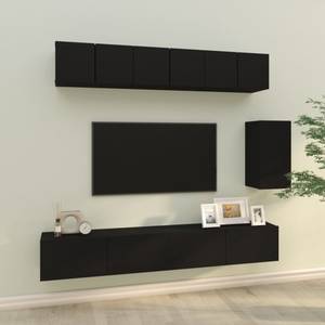 TV-Schrank 6er Set D268 Schwarz