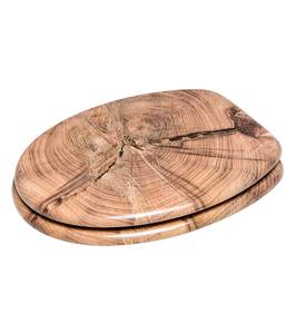 WC-Sitz Old Tree Braun - Holzwerkstoff - 38 x 6 x 47 cm