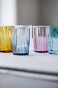 Wasserglas Kusintha 4er Set Grün