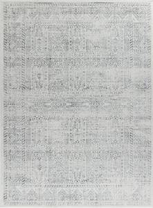 Kurzflorteppich PENZA Grau - Weiß - 120 x 170 cm