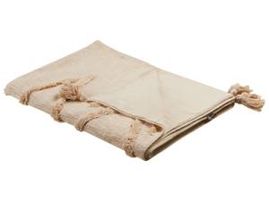 Couverture MORBI Beige - Fibres naturelles - 130 x 1 x 180 cm