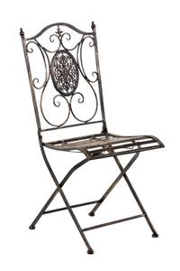 Chaises de jardin Sibell Lot de 2 Bronze