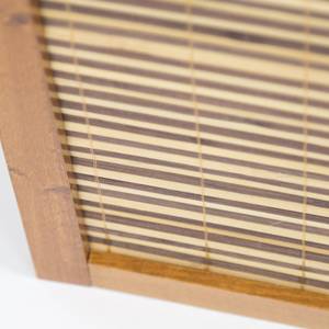 Paravent 3-teilig Bambusmuster 381 Braun - Holz teilmassiv - 132 x 175 x 2 cm