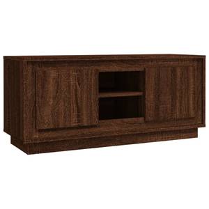 TV-Schrank D679 Eiche Schwarzbraun Dekor