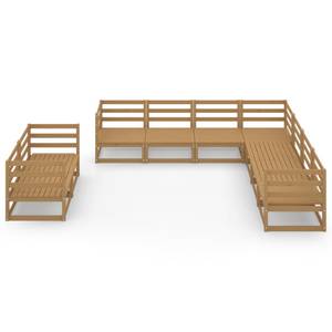 Gartenmöbel-Set Braun - Massivholz - Holzart/Dekor - 70 x 67 x 70 cm