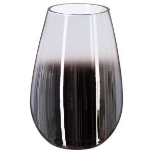 Vase aus Glas FUME, Ø 16 x 23 cm Schwarz - Glas - 16 x 23 x 16 cm