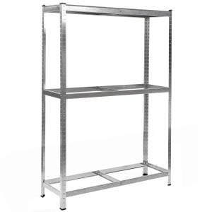 Reifenregal E36 Braun - Grau - Metall - 120 x 180 x 40 cm