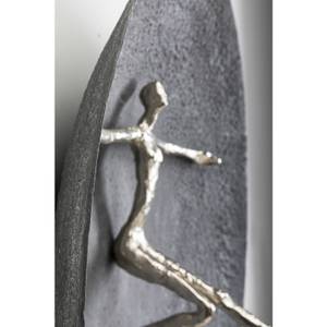 Wandobjekt Umano Silber - Metall - 60 x 60 x 29 cm
