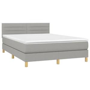 Boxspringbett 3017288-15 Hellgrau - Tiefe: 193 cm