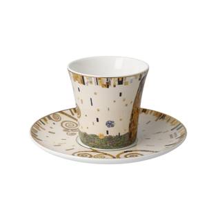 Kaffeetasse Gustav Klimt - Der Kuss Porzellan - 16 x 9 x 16 cm