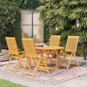 Garten-Essgruppe (5-teilig)  3059527 Braun - Massivholz - Holzart/Dekor - 90 x 75 x 150 cm