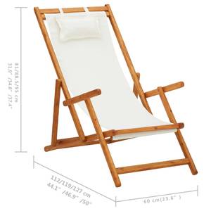 Strandstuhl 3004207-2 Creme