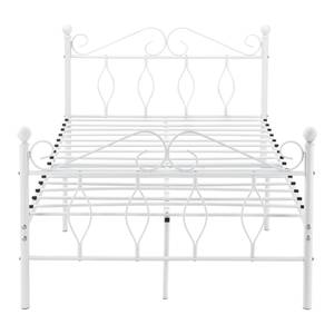 Metallbett Apolda mit Matratze Breite: 125 cm