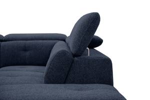 Ecksofa Avena (5-Sitzer mit Relax) Marineblau - Ecke davorstehend rechts