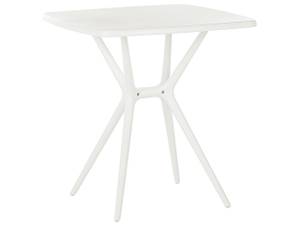 Table de jardin SERSALE Blanc - Matière plastique - 70 x 77 x 70 cm