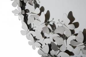 Runder Wandspiegel Silber - Metall - 4 x 75 x 74 cm