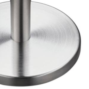 Küchenrollenhalter Edelstahl stehend Silber - Metall - 15 x 34 x 15 cm