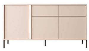 Kommode DAST ohne LED-Beleuchtung Beige - Holzwerkstoff - 153 x 81 x 40 cm