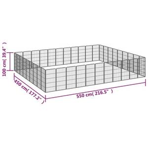 Hundelaufstall 3015784 450 x 550 cm