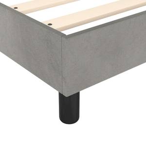 Boxspringbett 3017513-4 Hellgrau - 193 x 25 cm