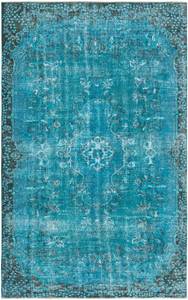 Tapis Ultra Vintage CDXXXV Turquoise - Textile - 178 x 1 x 282 cm