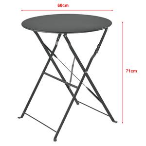 Bistro-Set Caprile (3-teilig) Grau