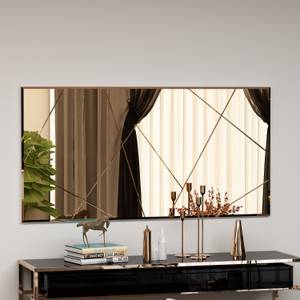 Eilish Asymmetrisches, Bronze, 120x60cm Braun - Holzwerkstoff - Glas - 120 x 60 x 3 cm