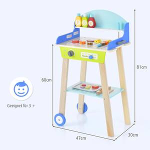 Grill-Kochspielzeug aus Holz Holzwerkstoff - 30 x 81 x 47 cm