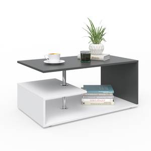 Table basse Guillemo anthracite/blanc Anthracite - Gris