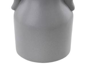 Blumenvase TRIPOLI Grau - Porzellan - 14 x 21 x 14 cm