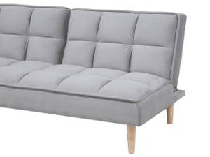 3-Sitzer Sofa SILJAN Grau - Hellgrau - Eiche Hell