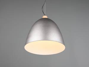 LED Pendelleuchte Ø40cm Metall Silber Silber