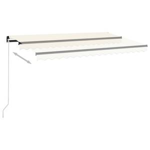 Auvent rétractable 3007204-1 Blanc crème - 300 x 1 x 450 cm