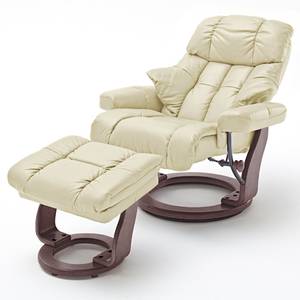 Fauteuil relax CLAIRAC Blanc - 97 x 110 x 92 cm