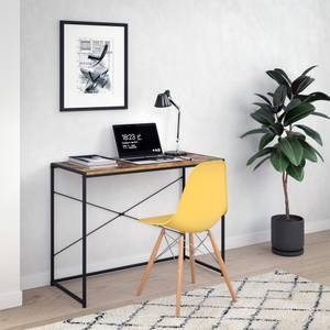 Bureau Fyrk 29940 Noir - Marron - Bois manufacturé - 100 x 75 x 45 cm