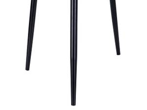 Chaise de salle à manger MARIBEL Noir - Marron - Marron foncé - 52 x 85 x 61 cm