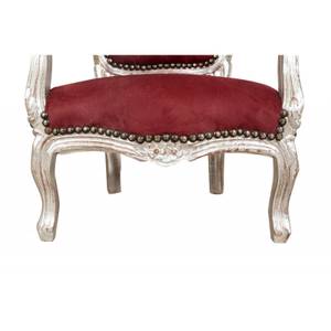 Fauteuil Mini Baroque LOUSI XVI Rouge - 50 x 51 cm