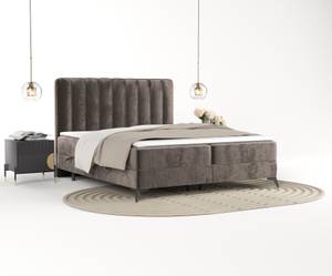 Boxspringbett Aggaz Braun - Breite: 120 cm