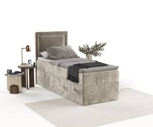 Boxspringbett Indeo Beige - Breite: 100 cm - H2