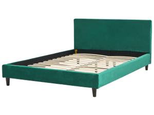 Lit double FITOU Vert foncé - Vert - Largeur : 150 cm