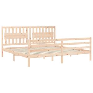 Bettgestell-K-22266 Braun - Holzwerkstoff - 206 x 100 x 206 cm