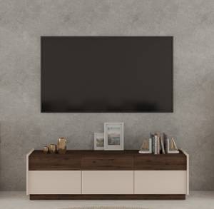 RTV Kabinett Mosby Beige - Braun - Holzwerkstoff - 173 x 50 x 40 cm