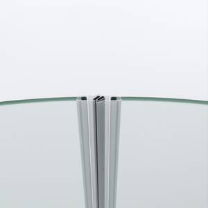 Duschkabine POLTIERS Silber - Glas - 90 x 195 x 90 cm