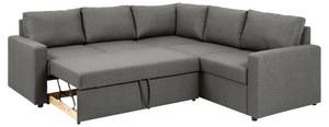 Ecksofa Sacramento Grau - Massivholz - 228 x 85 x 228 cm