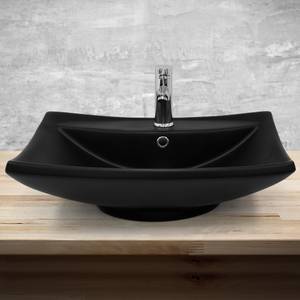 lavabo 61x45,5x18,5 cm noir Céramique