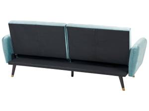 Schlafsofa VIMMERBY Schwarz - Blau - Hellblau