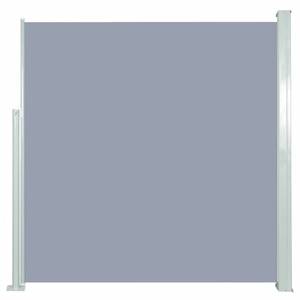 Auvent latéral 3000732-1 Gris - Hauteur : 140 cm