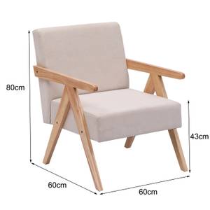 Fauteuil SANTAREM Beige