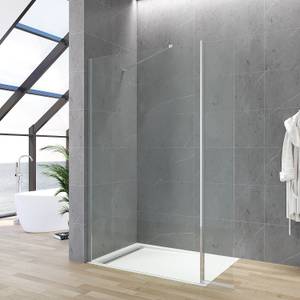 Walkin Dusche Duschwand mit Spritzschutz Breite: 110 cm